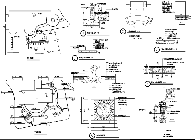 某花园绿化设计施工图