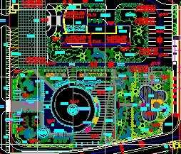 某酒店休闲岛环境植物配置施工图免费下载 园林绿化及施工