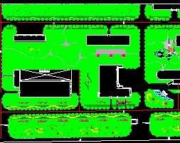 某化工厂一期绿化工程规划设计图免费下载 园林绿化及施工